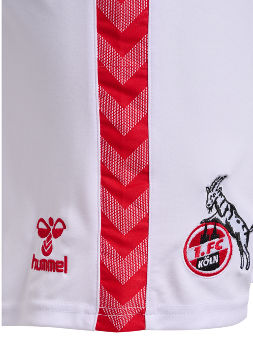 1FCK 23/24 HOME SHORTS, WHITE/TRUE RED, packshot