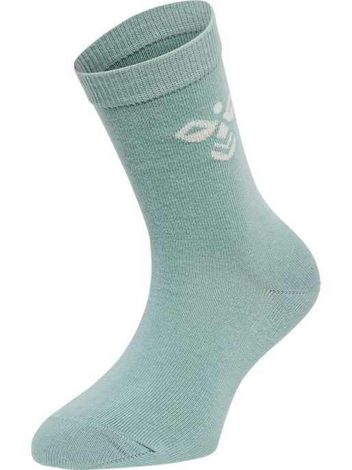 SUTTON 3-PACK SOCK, BLUE SURF, packshot