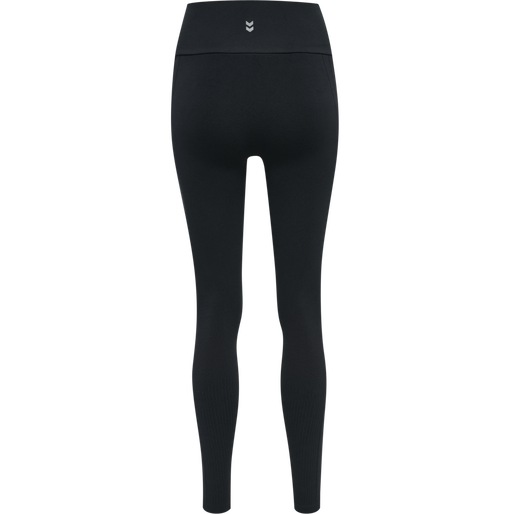 hmlMT FLOW SEAMLESS HW TIGHTS, BLACK, packshot