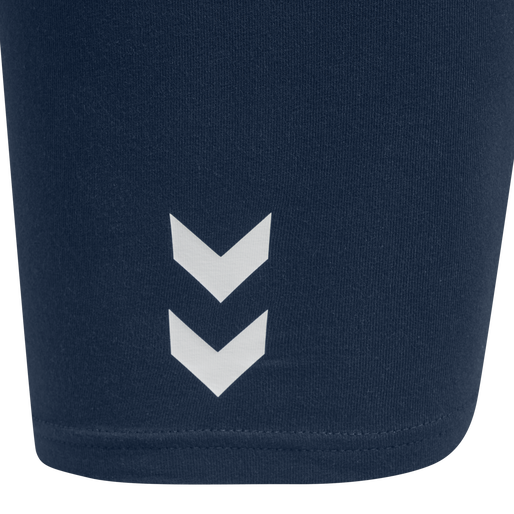 hmlTE MAJA 2-PACK MW C TIGHT SHORTS, BLACK/INSIGINA BLUE, packshot