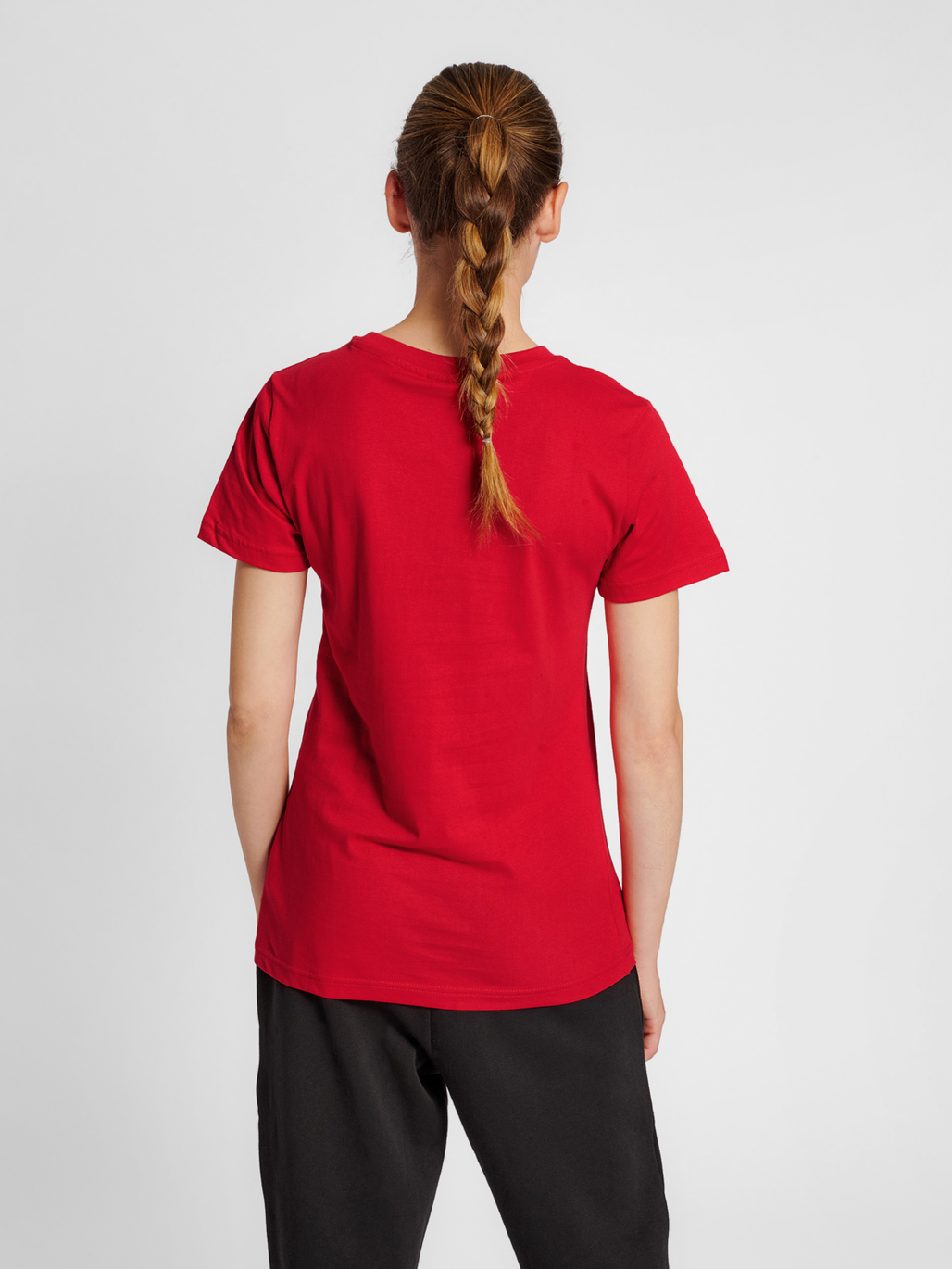 hmlRED BASIC T SHIRT S S WOMAN