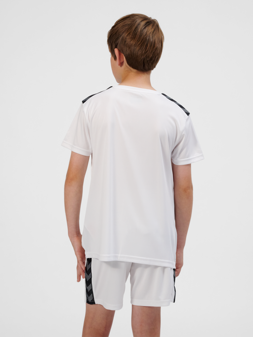 hmlAUTHENTIC PL JERSEY S/S KIDS, WHITE, model