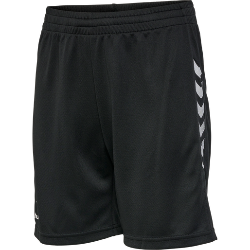 hmlSTALTIC POLY SHORTS KIDS, BLACK, packshot