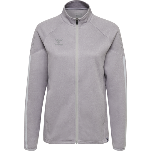 hmlCIMA ZIP JACKET WOMAN, CADET MELANGE, packshot