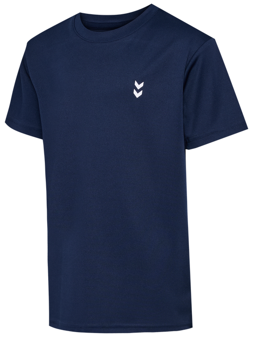 hmlJR PULSE TRAINING T-SHIRT, DRESS BLUES, packshot