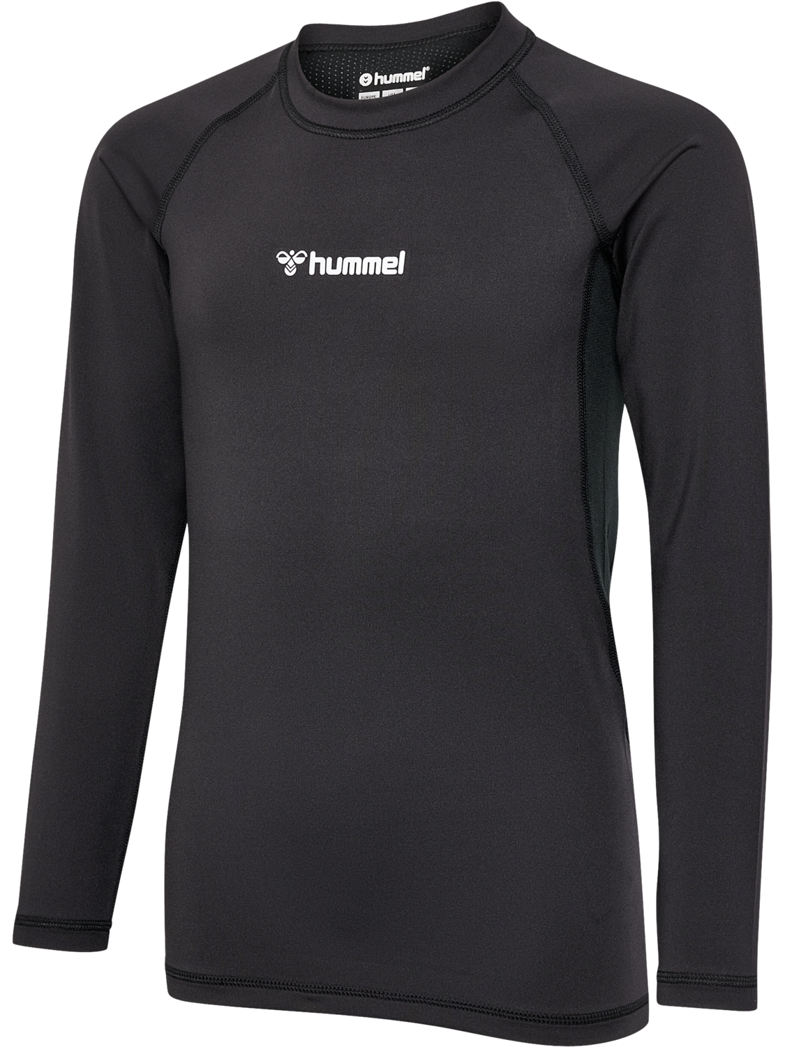 hmlBL PERFORMANCE TEE L/S KIDS, BLACK, packshot