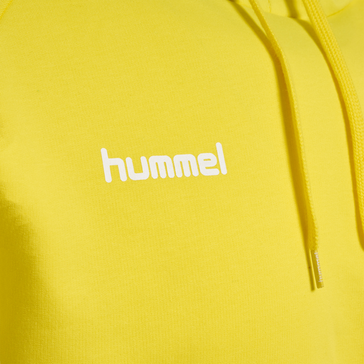 HMLGO COTTON HOODIE, BLAZING YELLOW, packshot