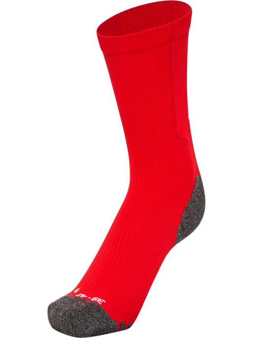 hmlPRO TRAINING SOCKS LOW, TRUE RED/WHITE, packshot