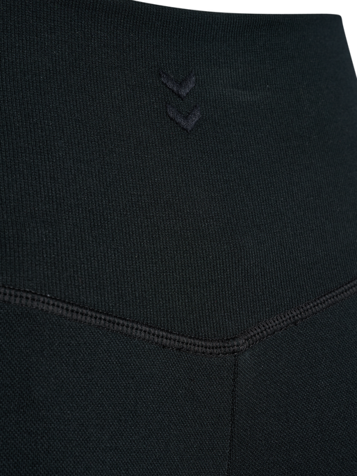 hmlHIIT SEAMLESS FLARE TIGHTS, BLACK, packshot