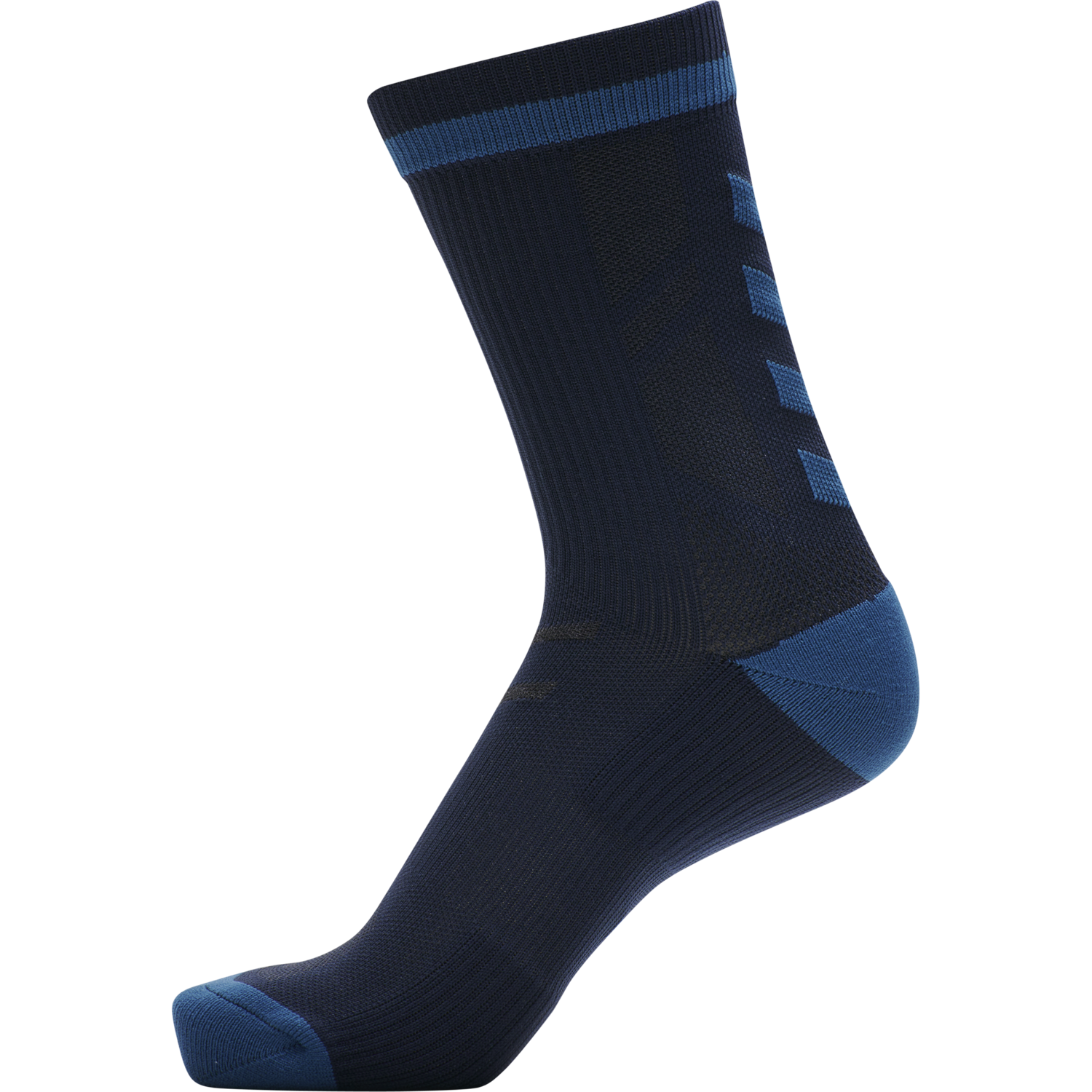 ELITE INDOOR SOCK LOW PA, DARK SAPPHIRE/BLUE CORAL, packshot