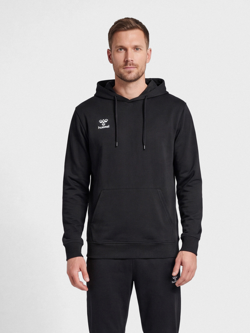 hmlGO 2.0 HOODIE, BLACK, model