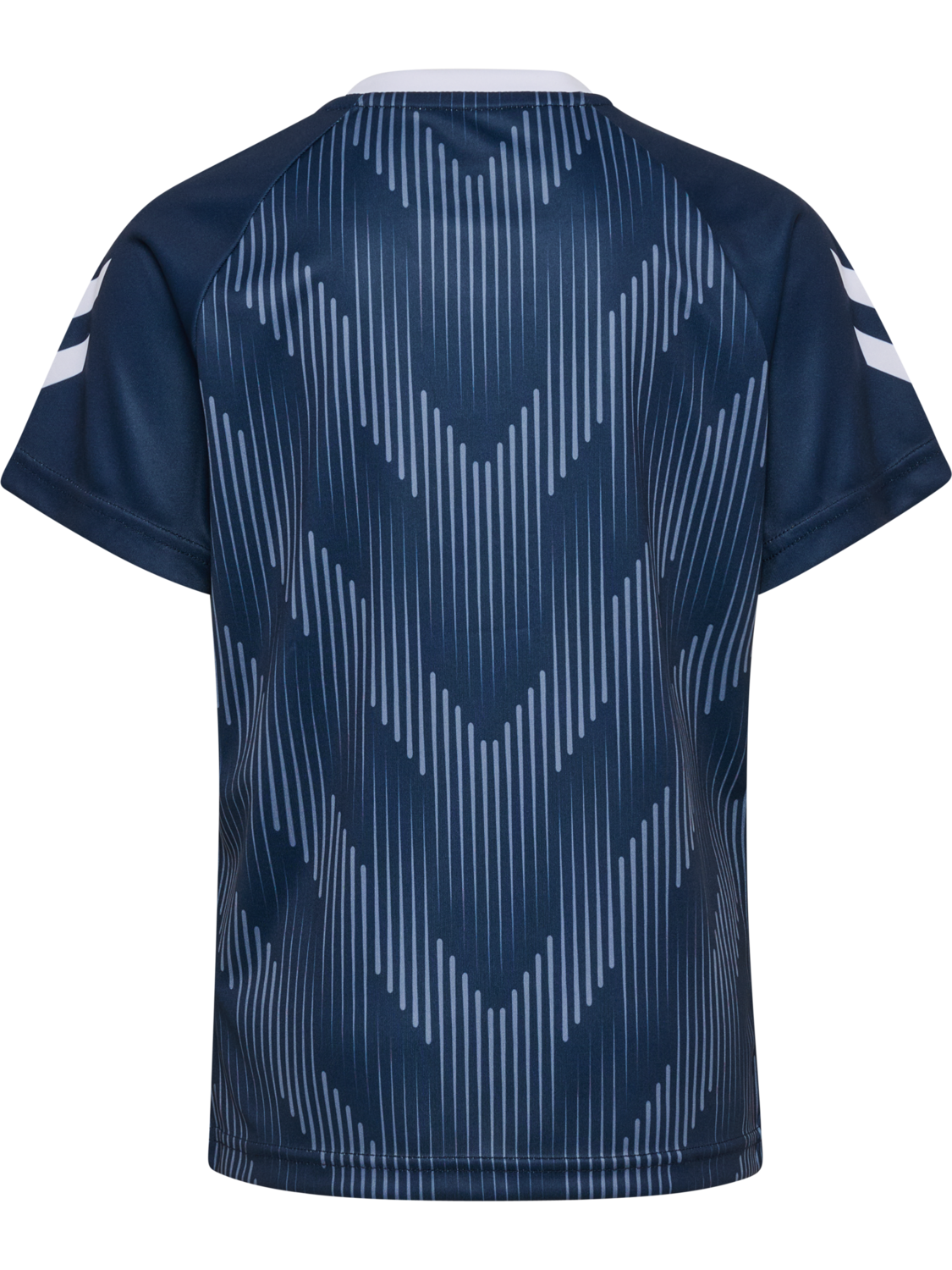hmlJR REG SOCCER 12 T-SHIRT SS, DRESS BLUES, packshot