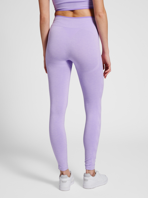 hummel MT UNA SEAMLESS MID WAIST TIGHTS - LAVENDER MELANGE