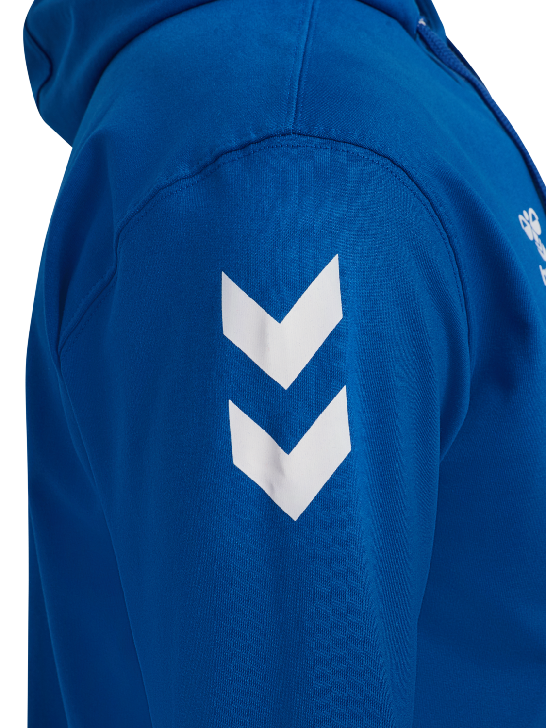 hmlGO 2.0 CHEVRON ZIP HOODIE, TRUE BLUE, packshot