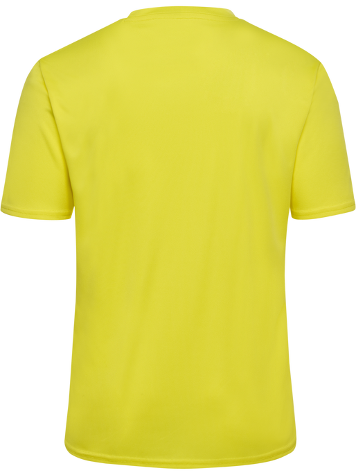hmlESSENTIAL JERSEY S/S, BLAZING YELLOW, packshot