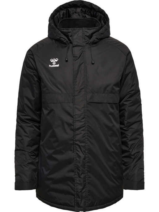 hmlGO PARKA JACKET, BLACK, packshot
