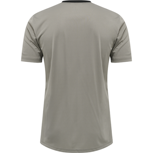 hmlREFEREE CHEVRON JERSEY S/S, STEEPLE GRAY, packshot