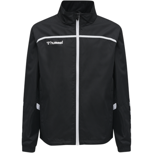hmlAUTHENTIC KIDS TRAINING JACKET, BLACK/WHITE, packshot