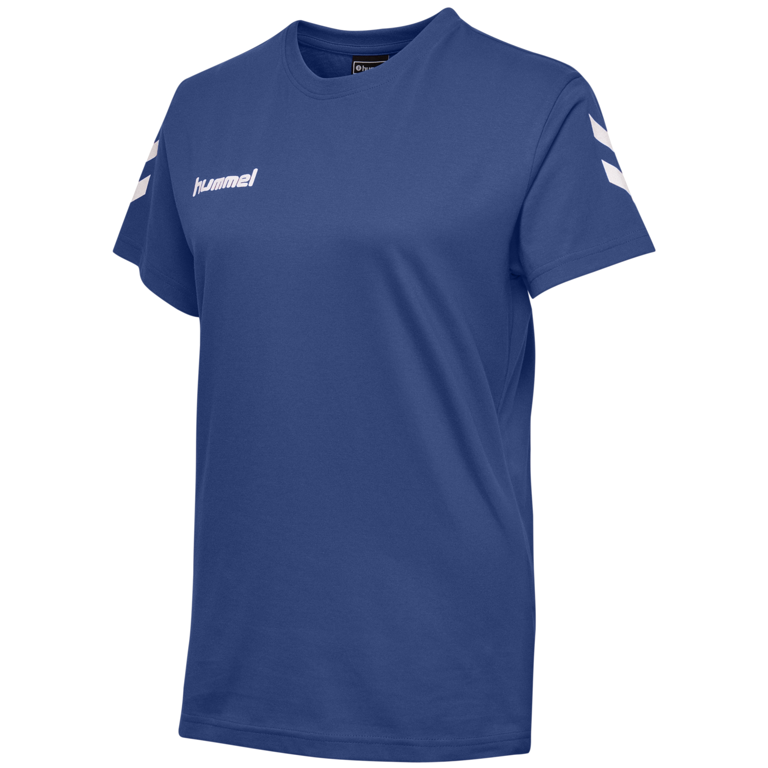 HMLGO COTTON T-SHIRT WOMAN S/S, TRUE BLUE, packshot