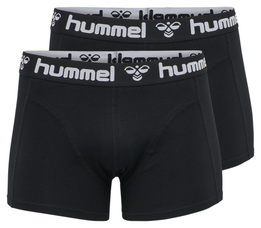 HMLMARS 2PACK BOXERS, BLACK/BLACK, packshot