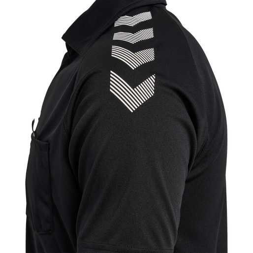 FFHB REFEREE JERSEY S/S, BLACK, packshot