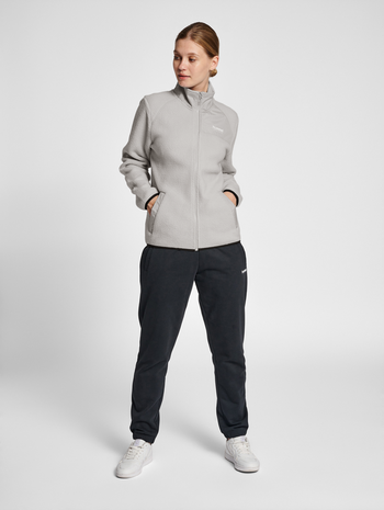 hmlLGC CHARLA FLEECE JACKET, HARBOR MIST, model