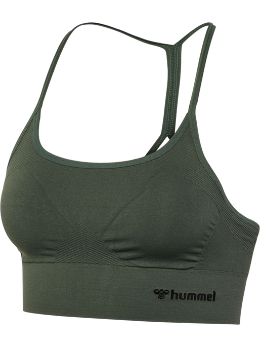 hmlTIFFY SEAMLESS SPORTS TOP, CLIMBING IVY, packshot