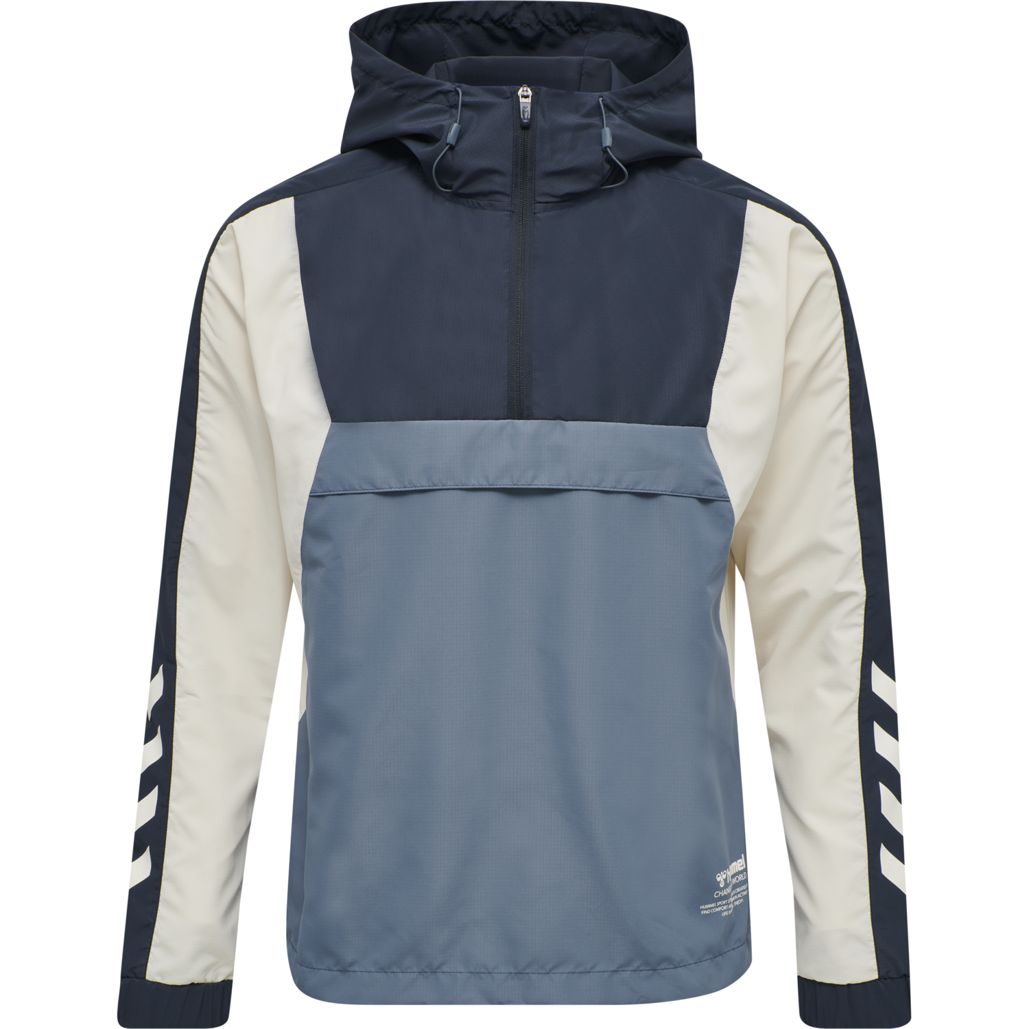 hmlALVIN HALF ZIP JACKET, CHINA BLUE, packshot