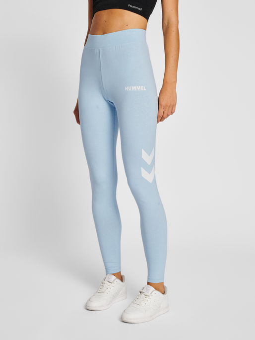 hmlLEGACY WOMAN HIGH WAIST TIGHTS, CELESTIAL BLUE, model