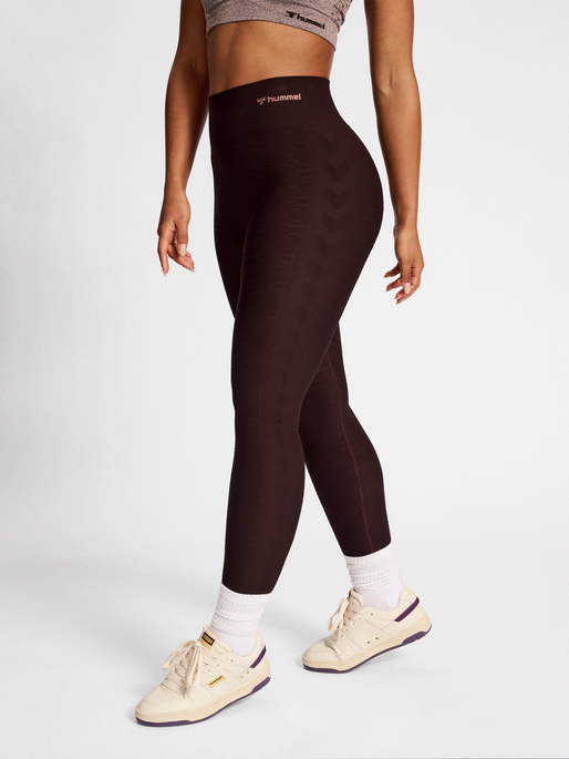 Hummel HMLTIF SEAMLESS - Leggings - apricot/apricot - Zalando.de