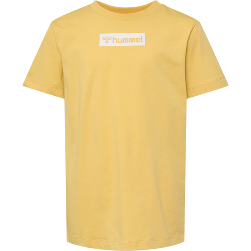 hmlFLOW T-SHIRT S/S, OCHRE, packshot