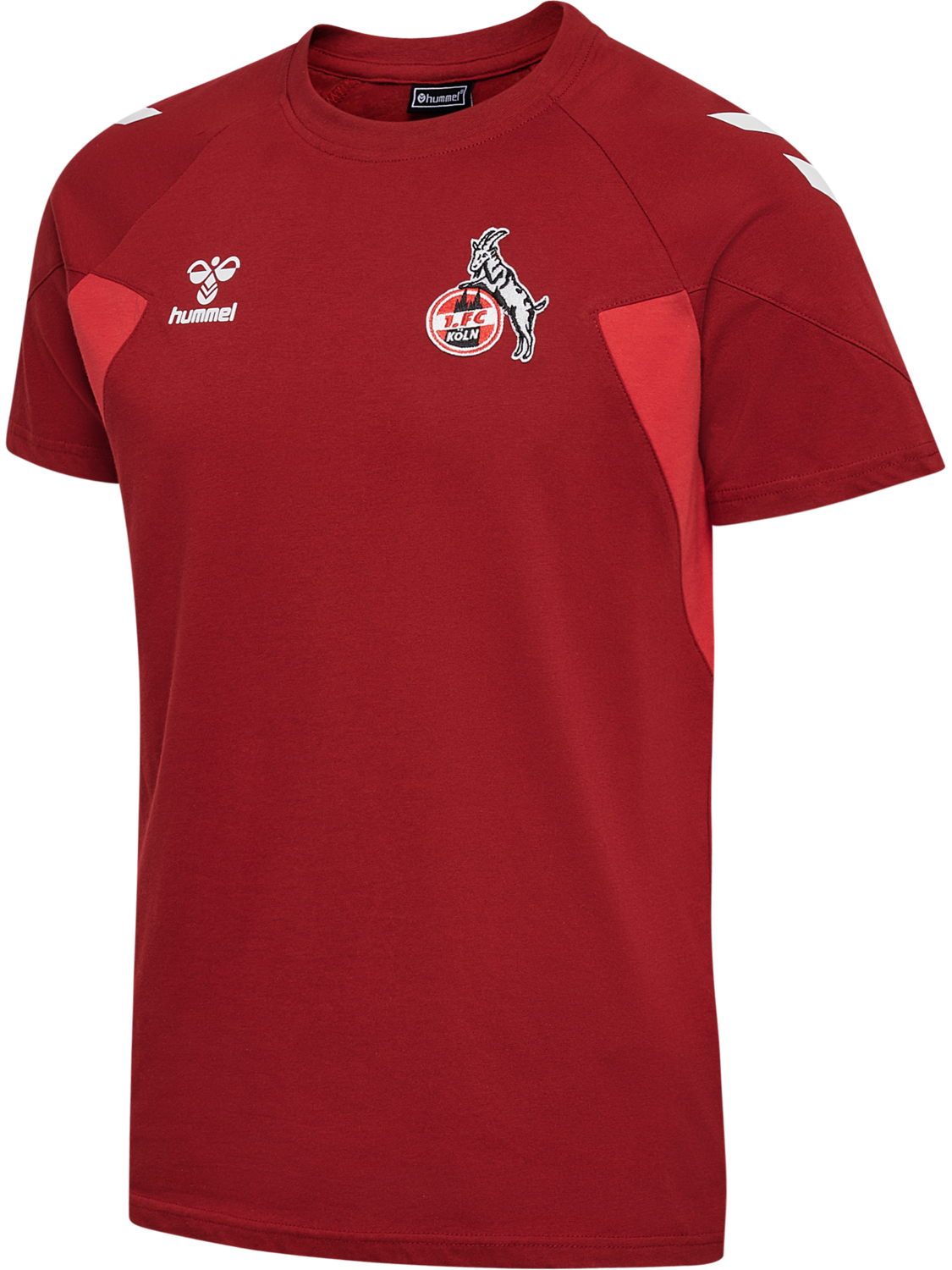 1FCK 23/24 TRAVEL T-SHIRT S/S, RED DAHLIA, packshot