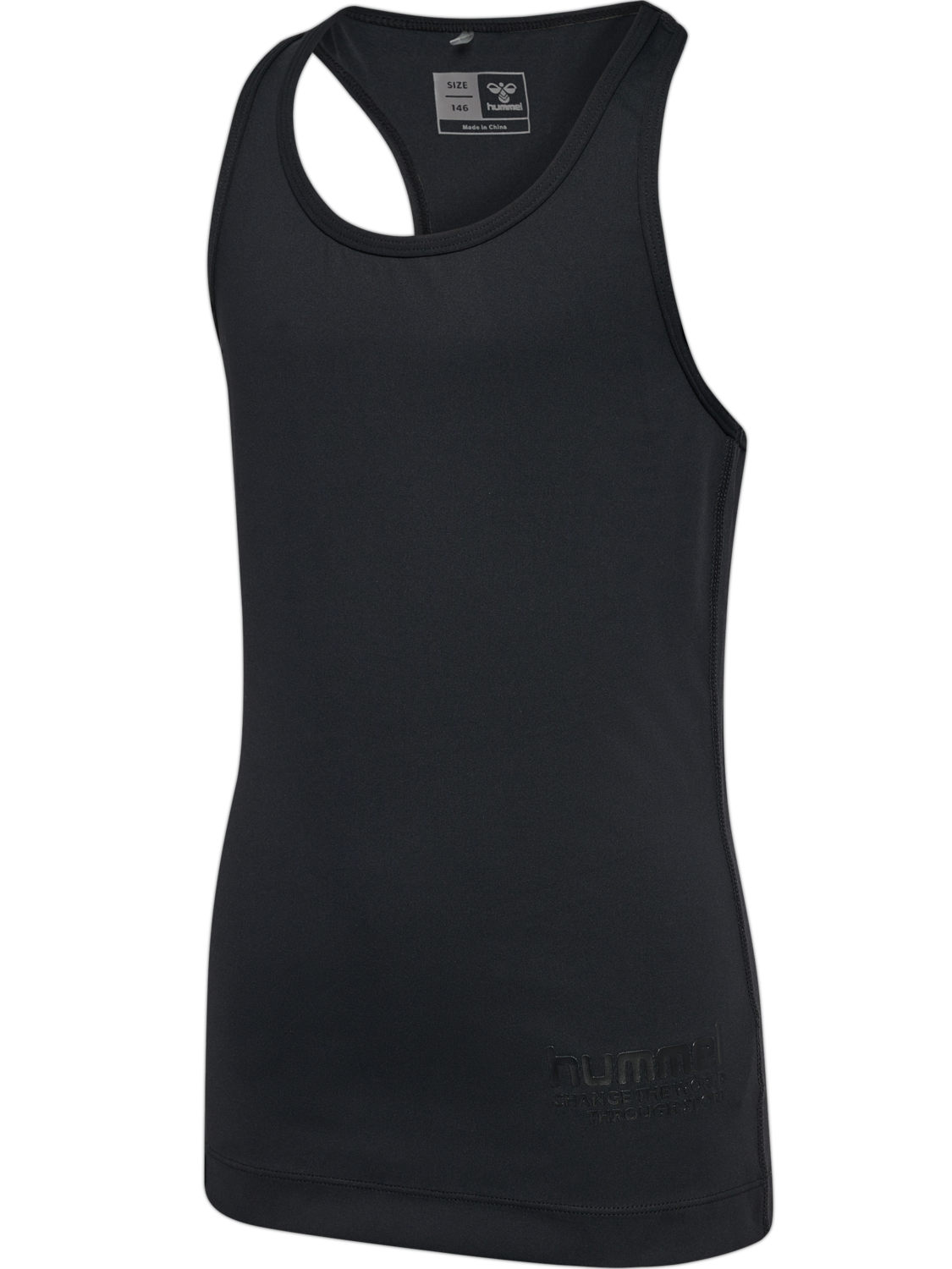 hmlPURE TANK TOP, BLACK, packshot