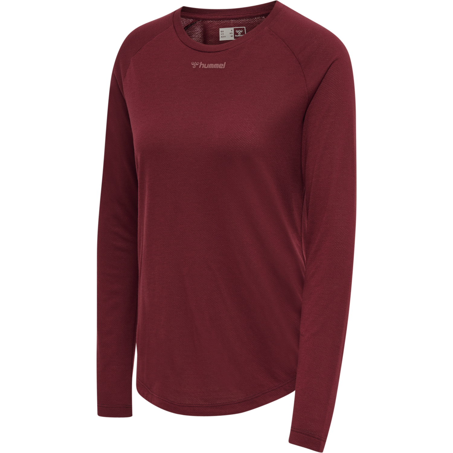 hmlMT VANJA T-SHIRT L/S, CABERNET, packshot