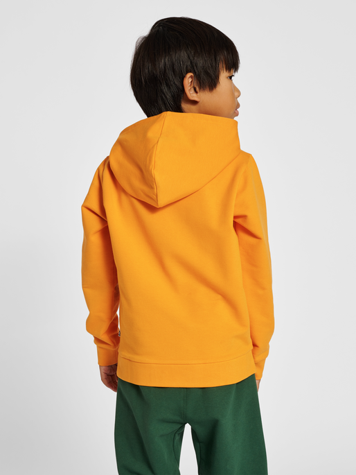 hmlCUATRO HOODIE, BUTTERSCOTCH, model