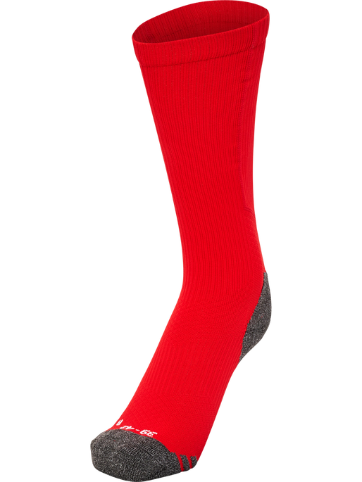hmlPRO TRAINING SOCKS HIGH, TRUE RED/WHITE, packshot