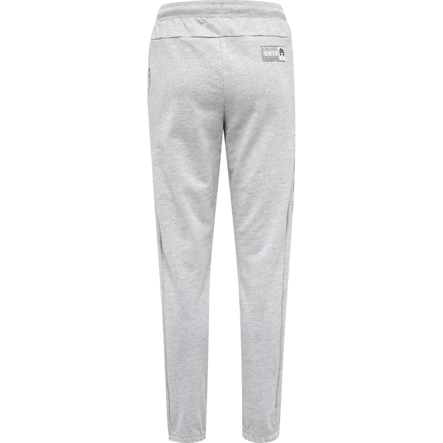 hmlMOVE GRID COTTON PANTS KIDS, GREY MELANGE, packshot
