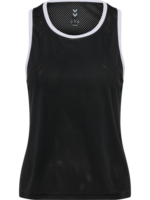 hmlPULSE MESH TANK TOP, BLACK, packshot