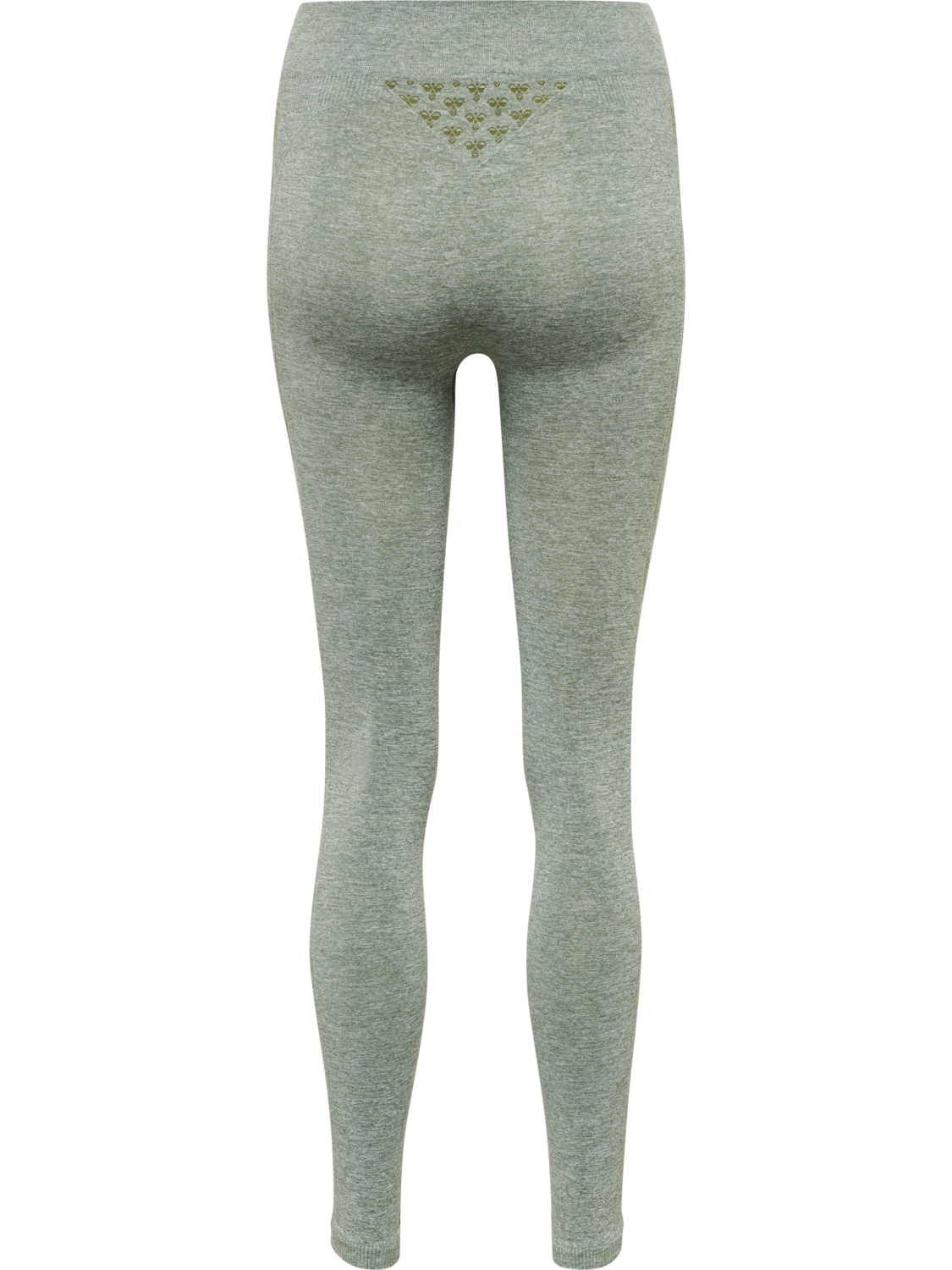 hmlCI SEAMLESS MID WAIST TIGHTS, LILY PAD MELANGE, packshot