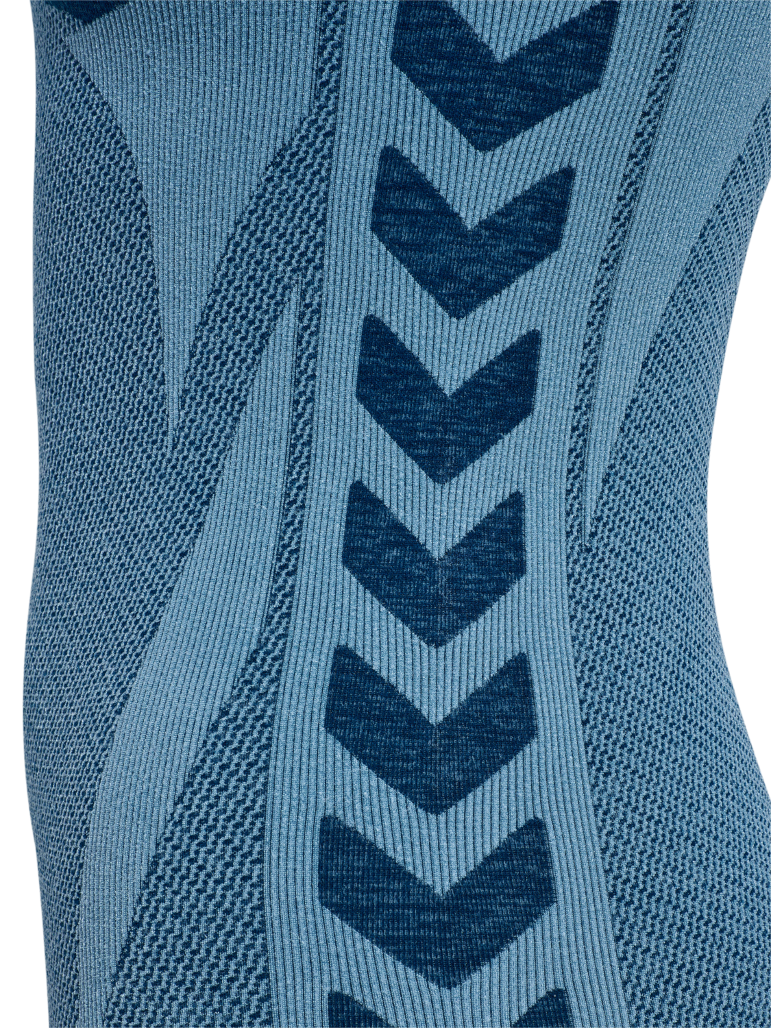 hmlCLEA SEAMLESS TOP, NAVY PEONY/FADED DENIM, packshot