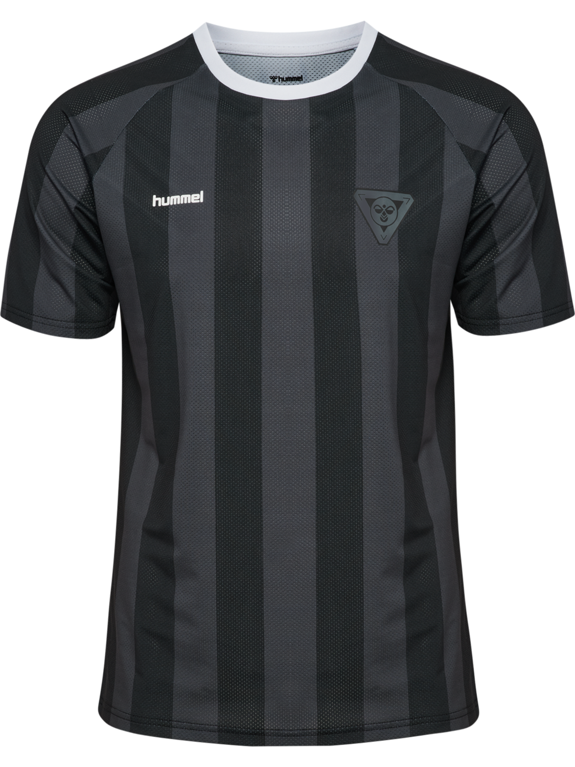 hmlKICK OFF JERSEY S/S, BLACK, packshot