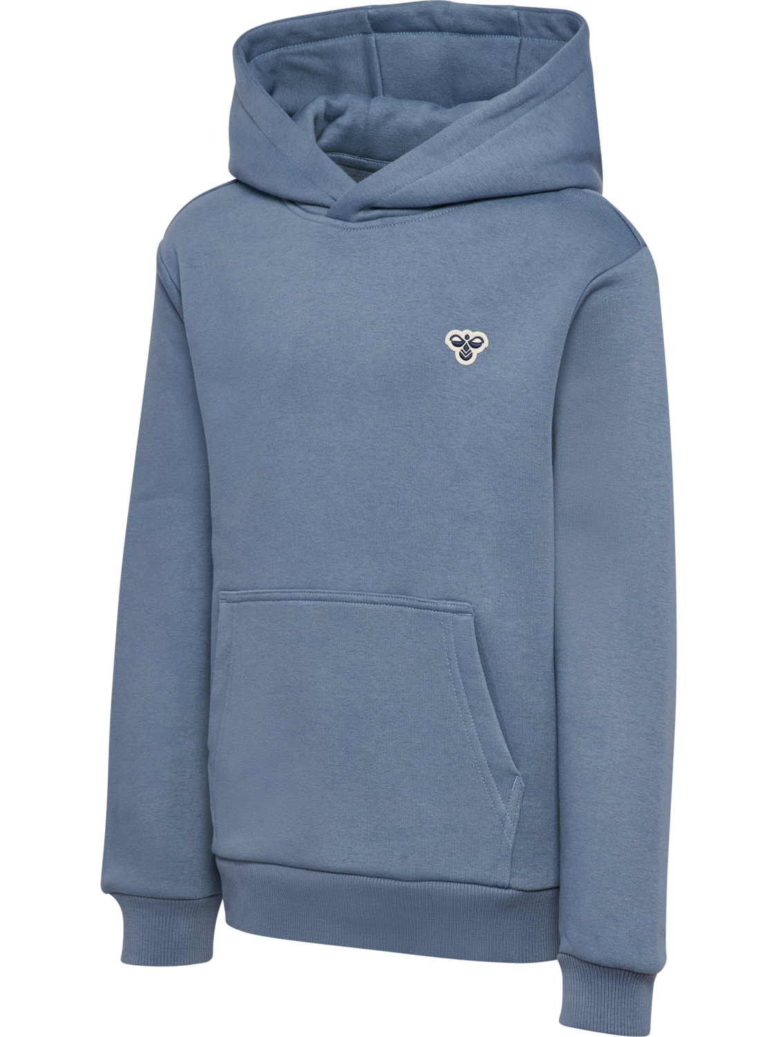 hmlJR LOOSE HOODIE BEE, FLINT STONE, packshot