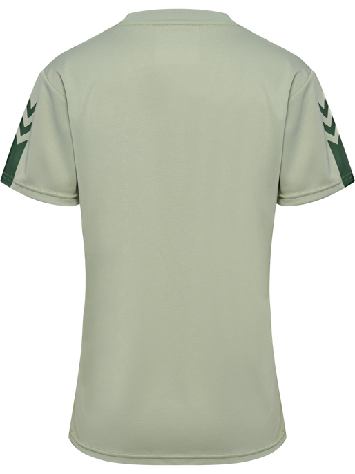hmlACTIVE PL JERSEY S/S WOMAN, DESERT SAGE, packshot