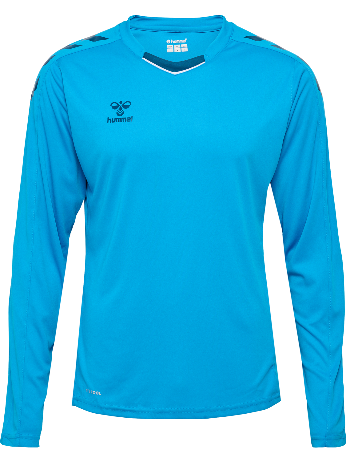 hmlCORE XK POLY JERSEY L/S, BLUE DANUBE, packshot