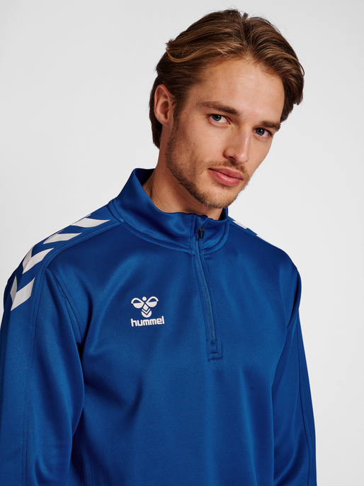 hummel CORE XK HALF ZIP POLY SWEAT TRUE BLUE hummel