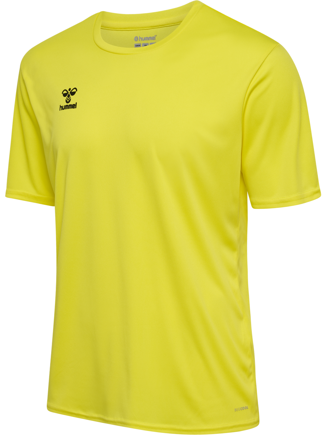 hmlESSENTIAL JERSEY S/S, BLAZING YELLOW, packshot