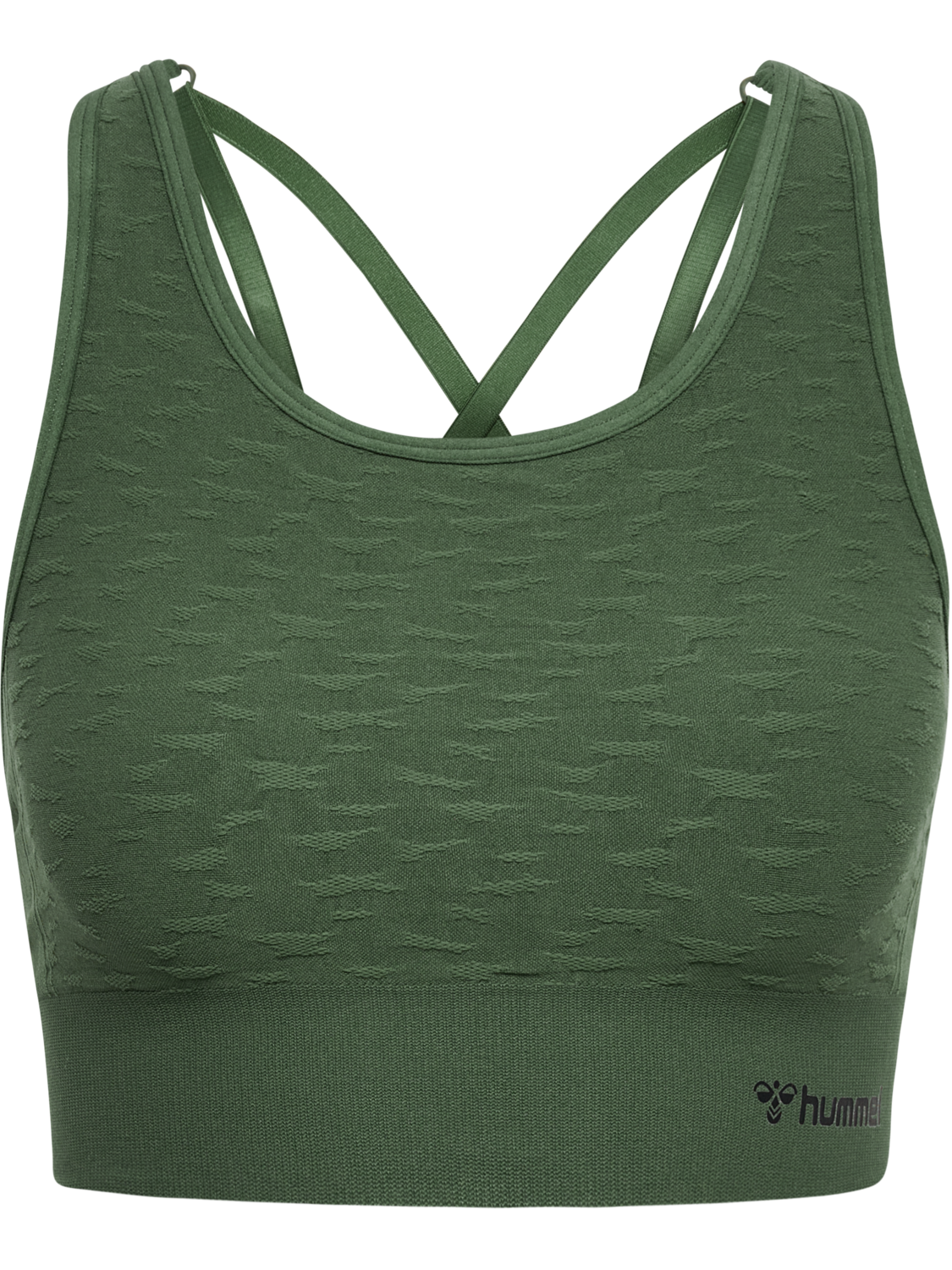 hummel MT FOCUS SEAMLESS SPORTS TOP - CLIMBING IVY | hummel.net