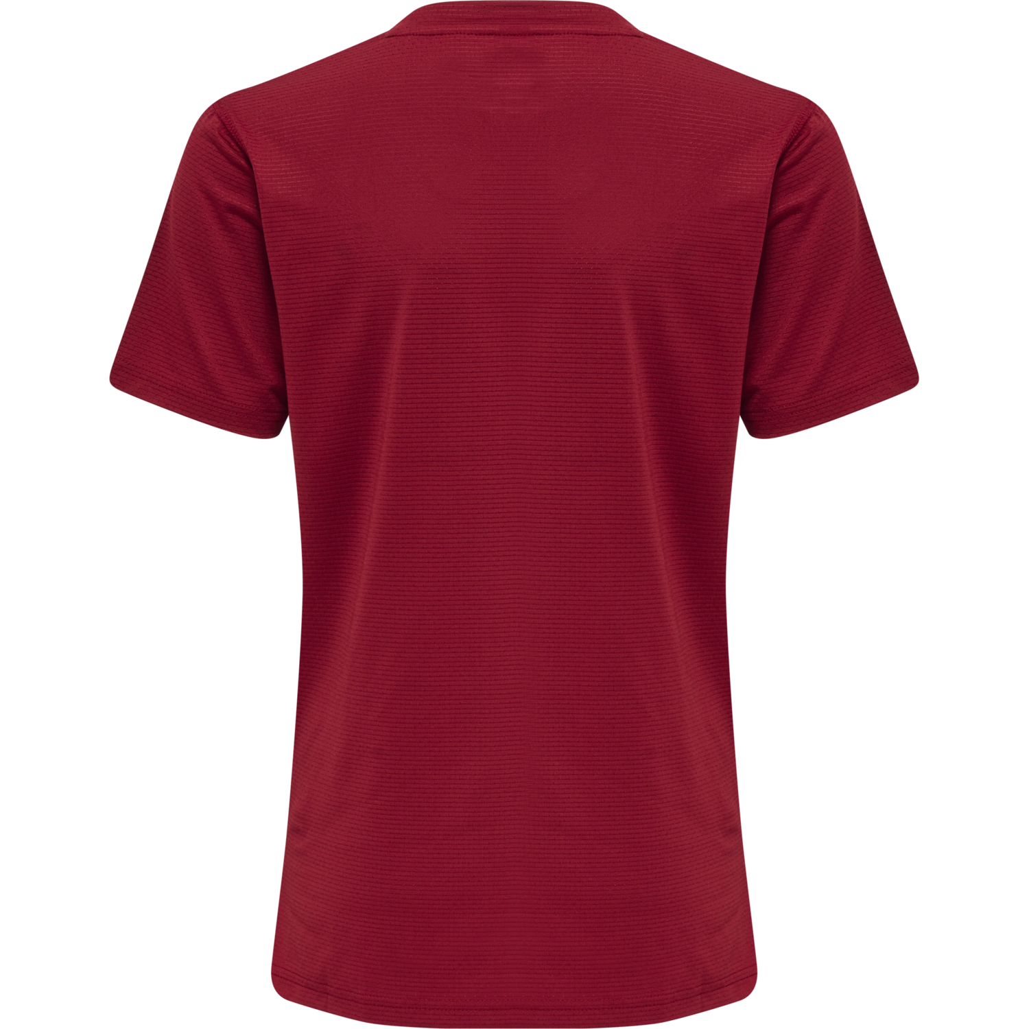 hmlONGRID POLY TEE S/S KIDS, RHUBARB/NASTURTIUM, packshot