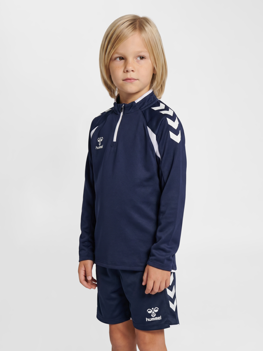 hmlCORE 2.0 HALF ZIP KIDS, MARINE/WHITE, model