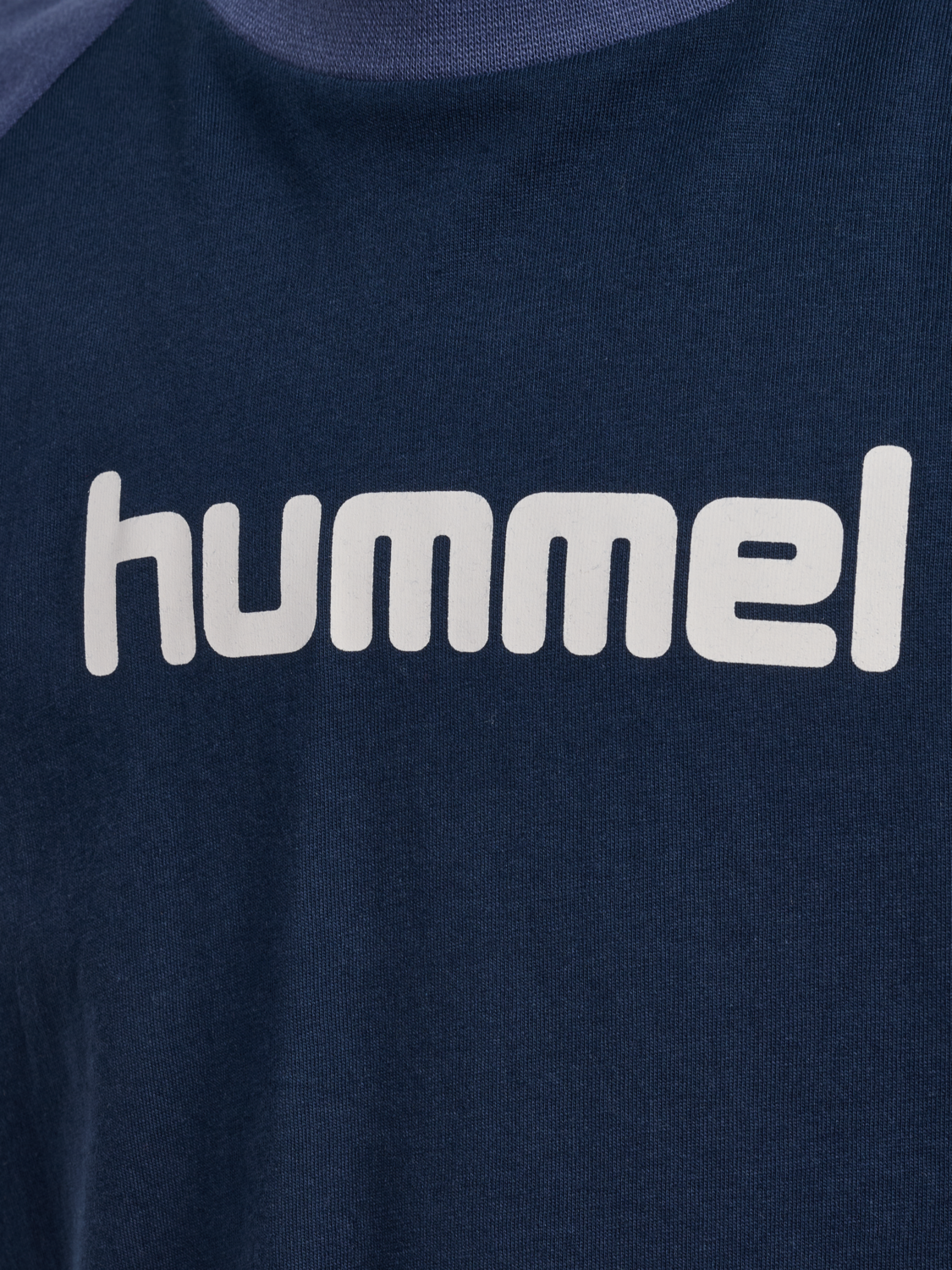 hmlJR LOGO T-SHIRT S/S, DRESS BLUES/BLUE INDIGO, packshot